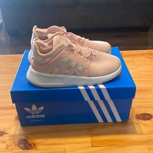 Pink Adidas in a size 9